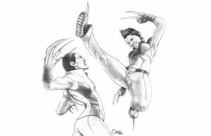 X-23 VS Lady Deathstrike