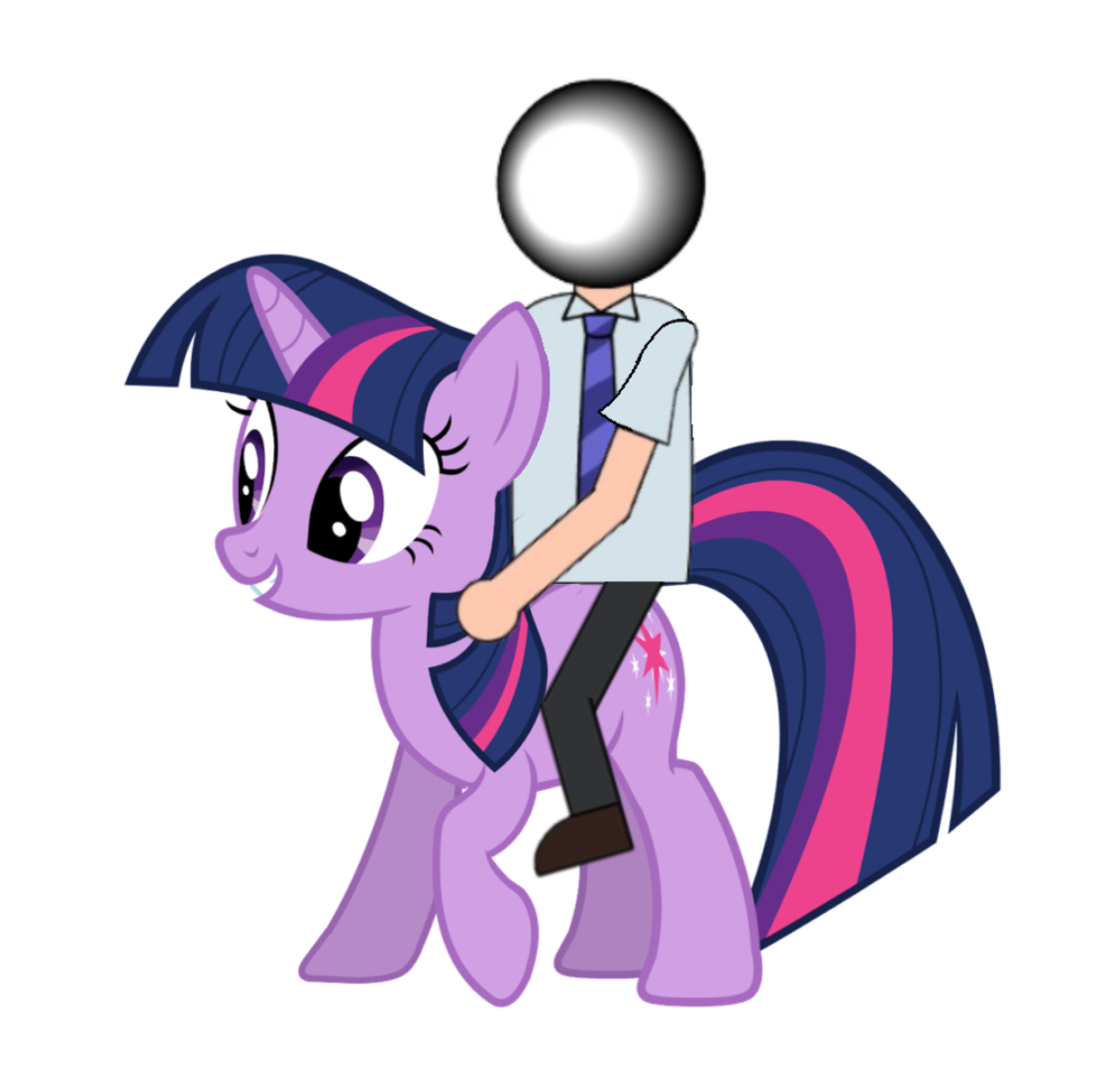 gradient joe and twilight sparkle