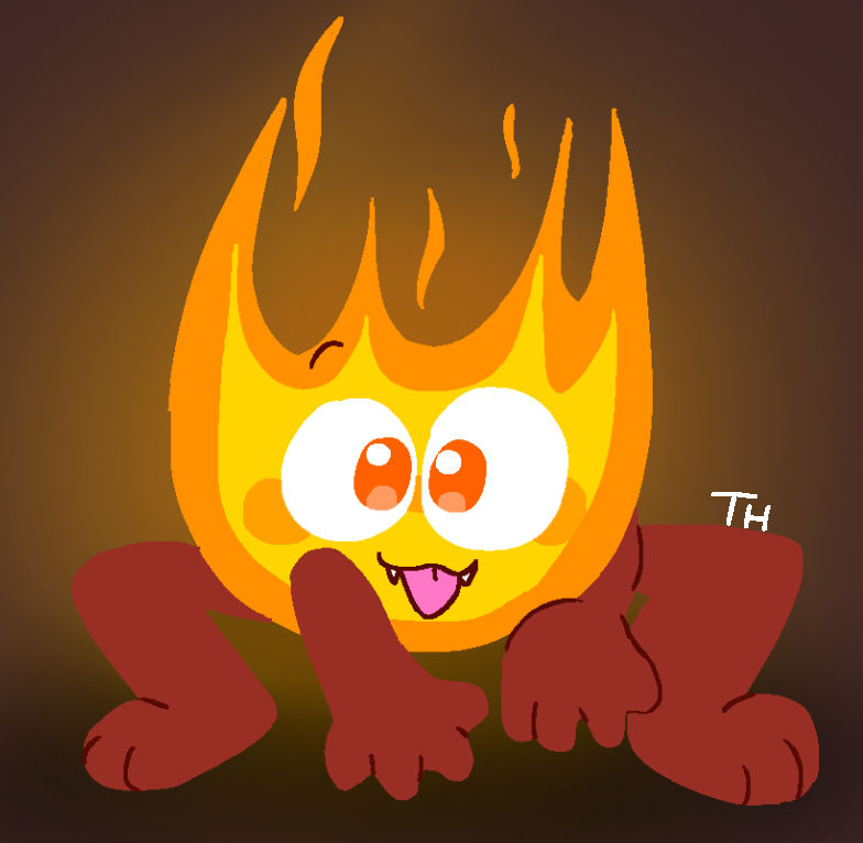 Firey Behind Firey by ThunderHeart728 on DeviantArt