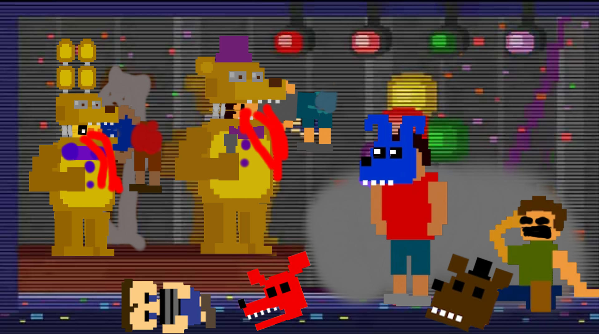 Five Nights at Freddy's 4 ALL ENDINGS