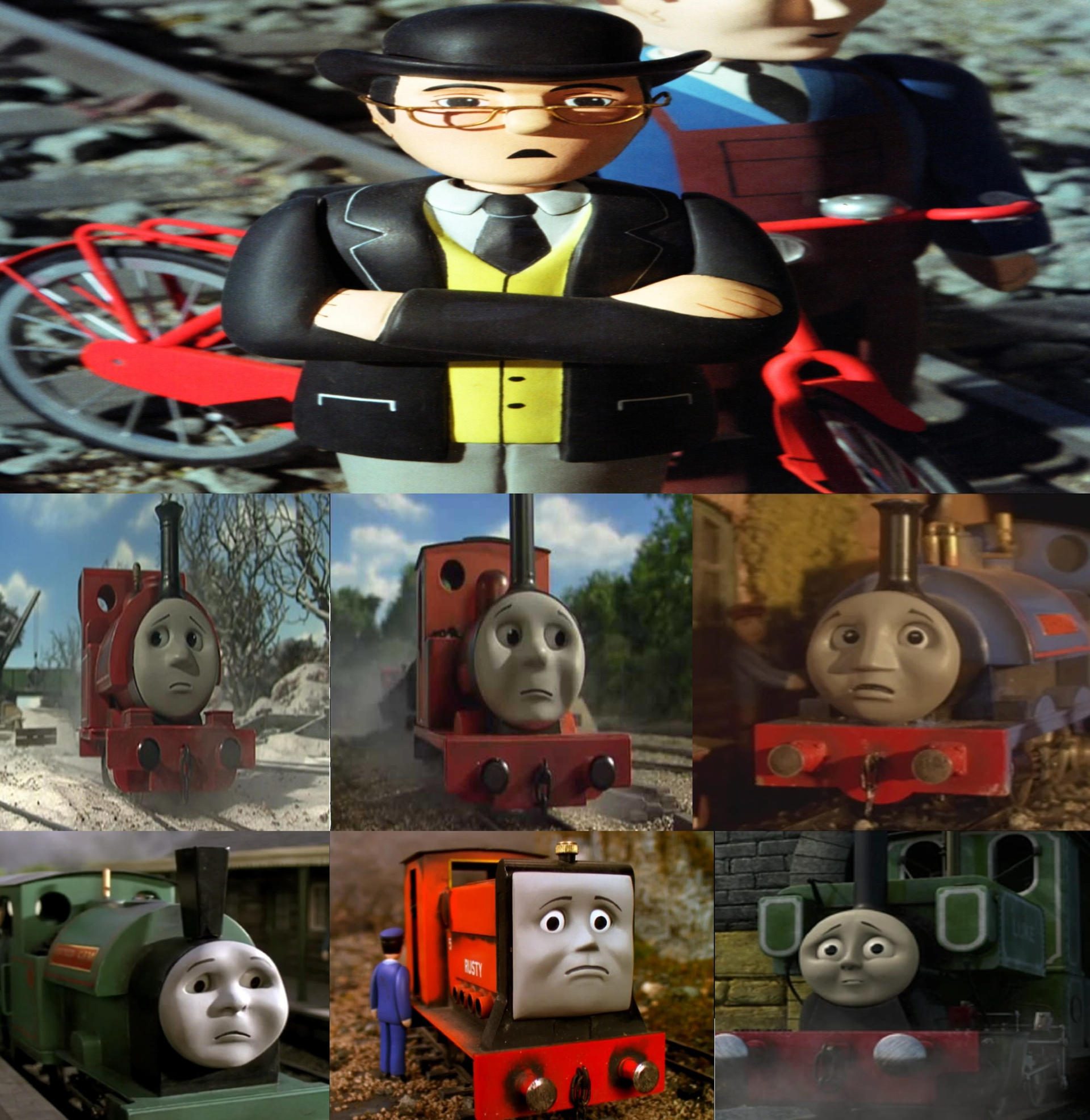 Mr. Percival scolds the BMQ engines by AwesomeGameDude10 on DeviantArt