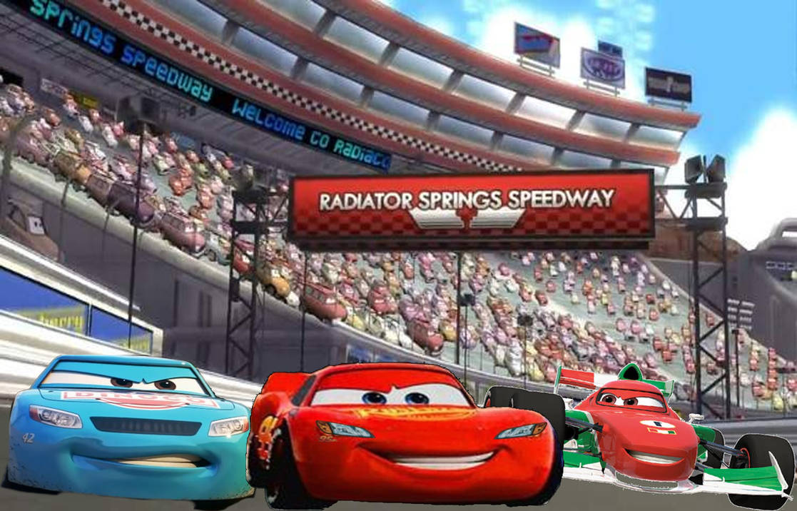 Racing in Radiator Springs Speedway by AwesomeGameDude10 on DeviantArt