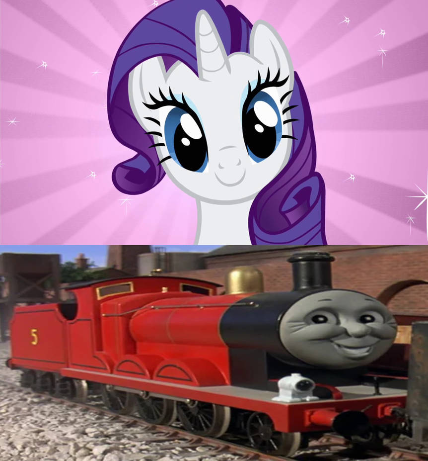 James Rarity James adores Rarity's cute face by AwesomeGameDude10 on DeviantArt