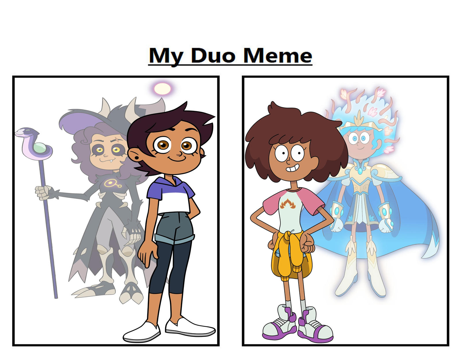 Disney Duo Deviantart My Disney Channel Duo - Luz and Anne by AwesomeGameDude10 on DeviantArt
