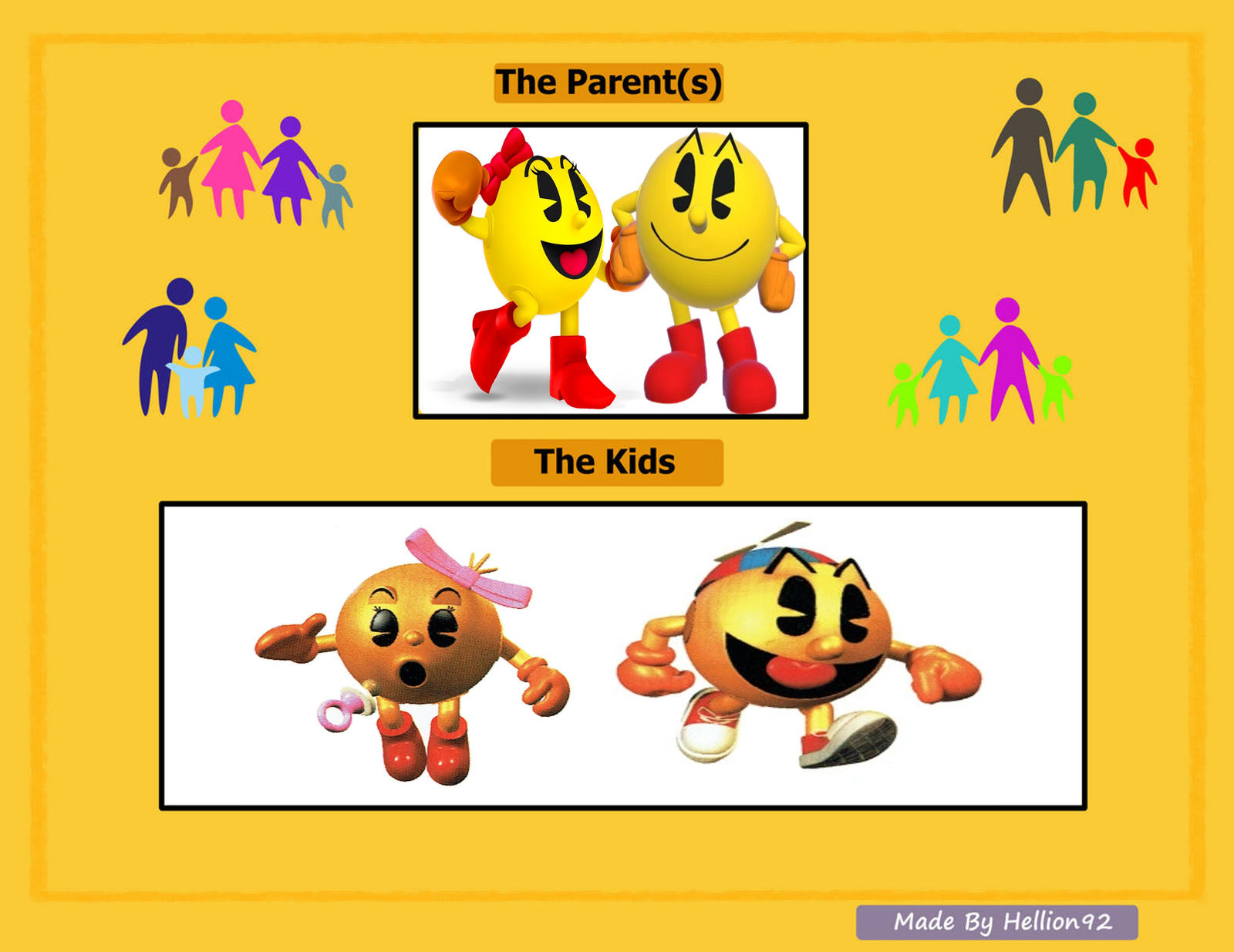 Pac-Man Family Meme by AwesomeGameDude10 on DeviantArt