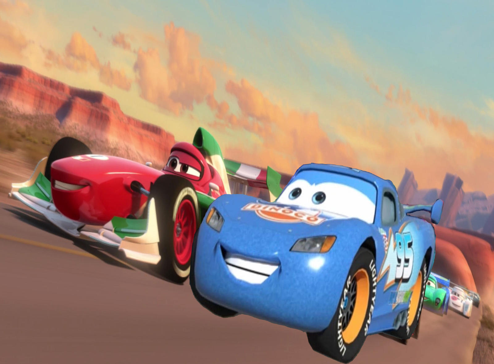 Cars 1 Racing Radiator Springs Cars 2 Radiator Springs Disney Pixar Cars The Radiator Springs 500 12