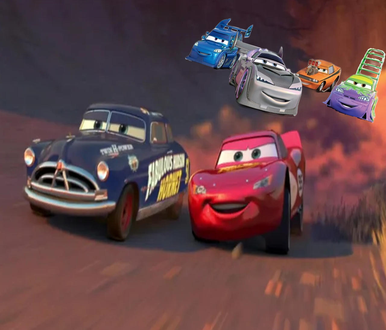 Doc B Racing The Tuners racing with Lightning and Doc by AwesomeGameDude10 on DeviantArt