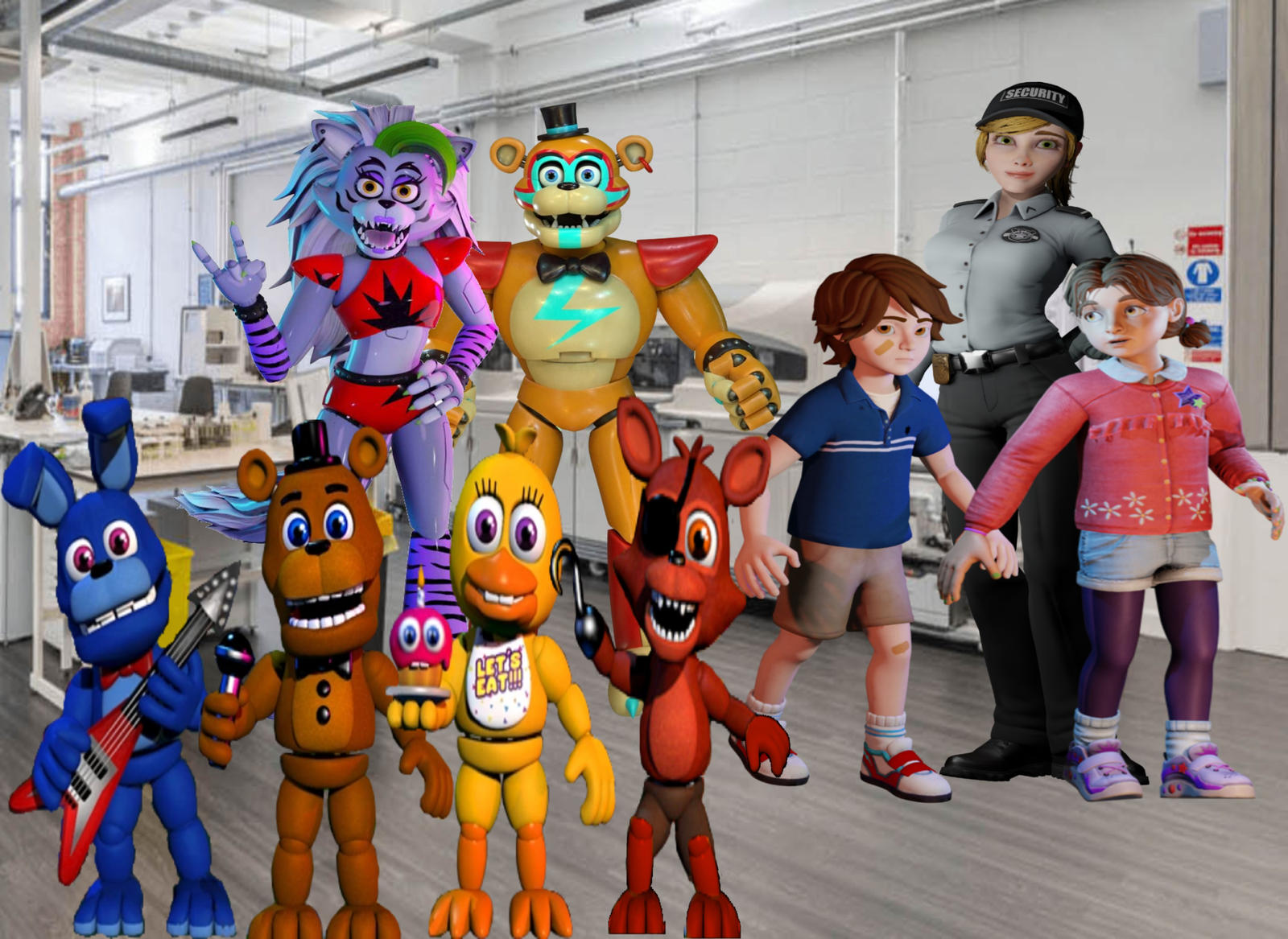 New small animatronics built by AwesomeGameDude10 on DeviantArt