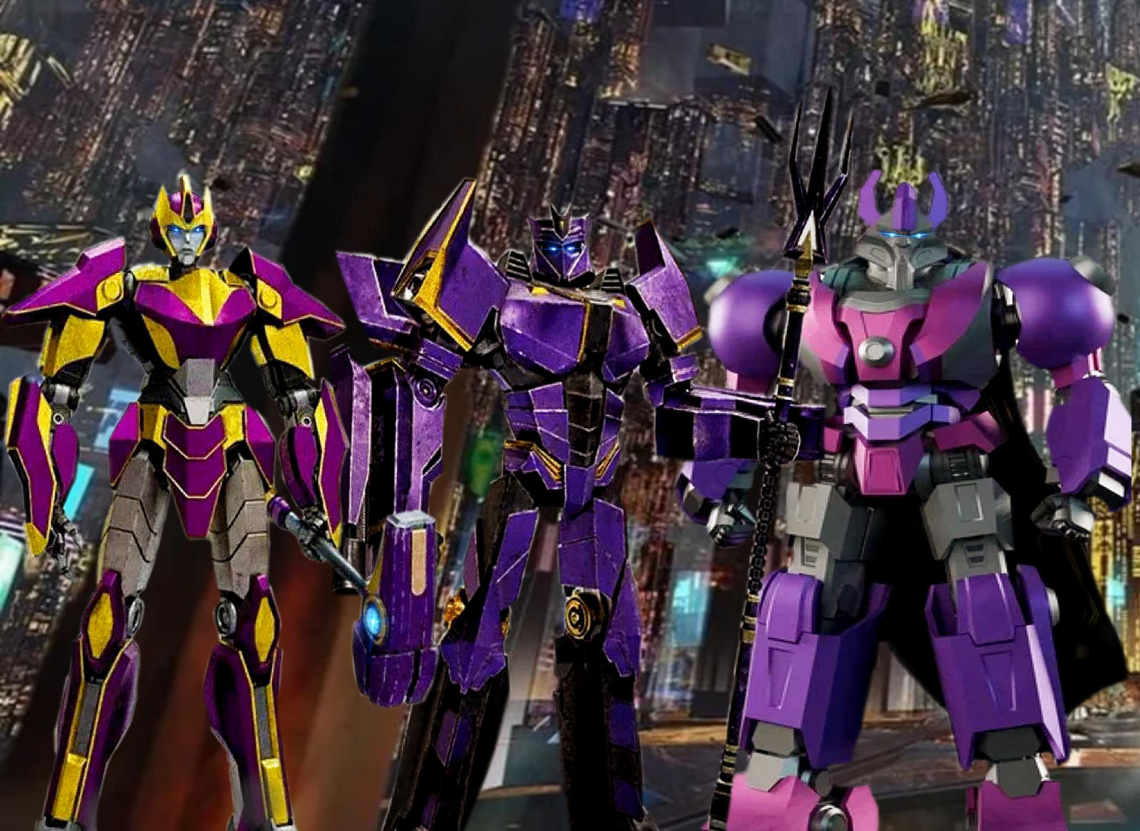 The 3 Primes return to Iacon by AwesomeGameDude10 on DeviantArt