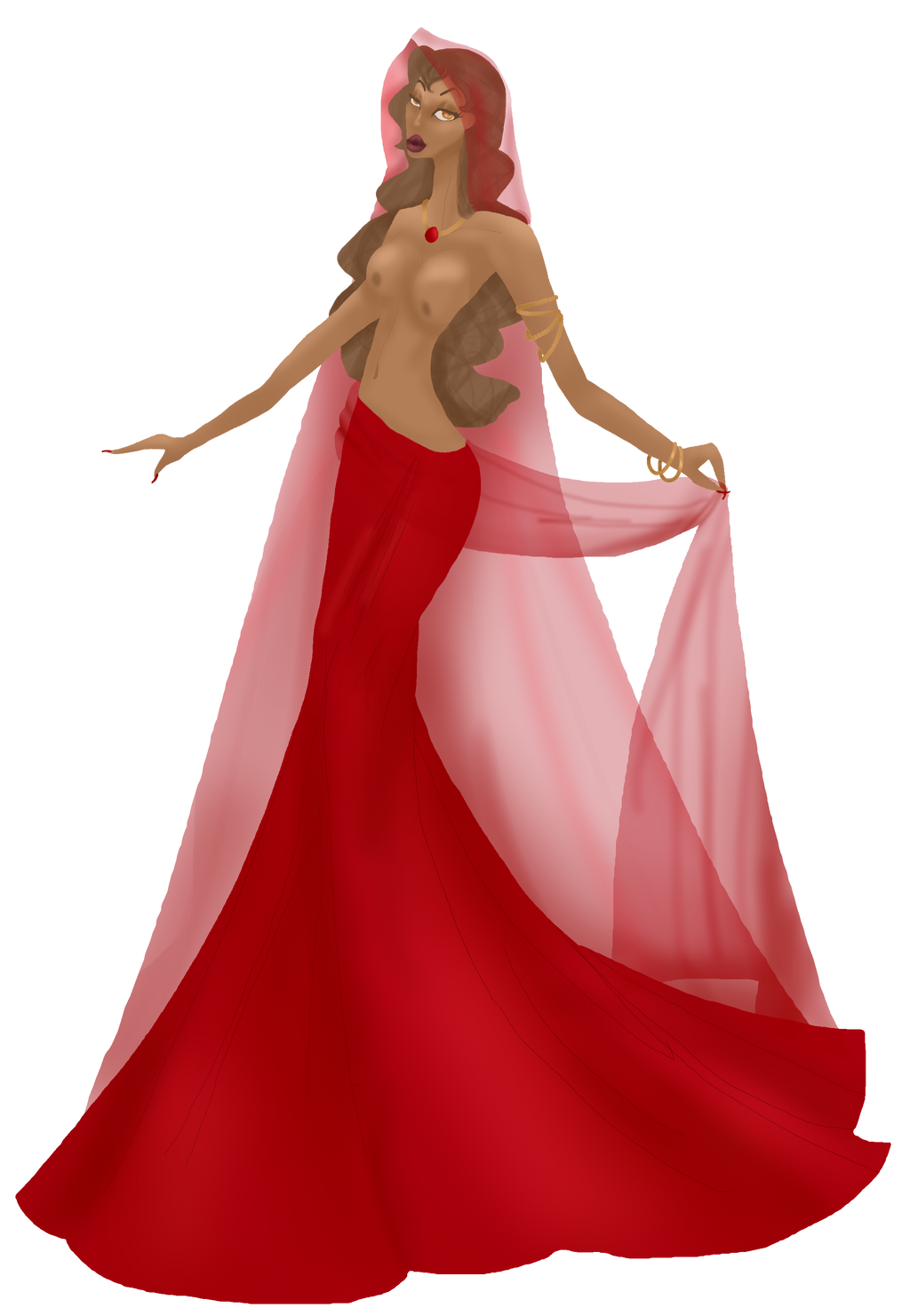 Lady Red by AeleLon on DeviantArt