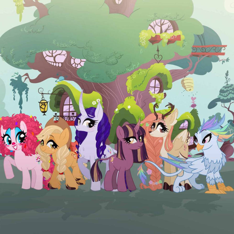 Mane Six Revamp by AeleLon on DeviantArt