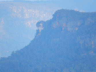 Ridge line view at the Blue Mountains