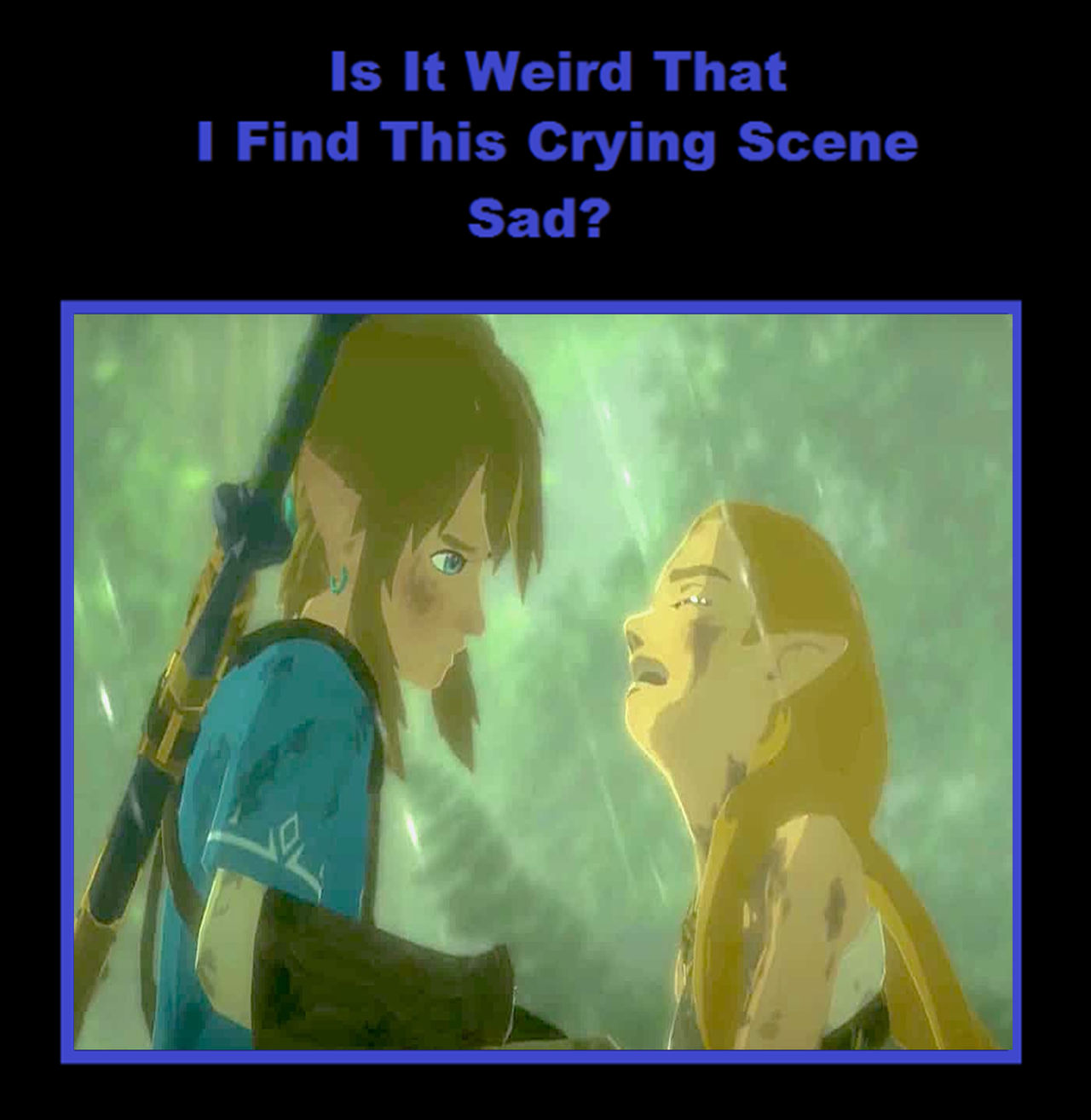 Is It Weird That I Find Zelda Crying Scene Sad? by Nicolefrancesca on ...