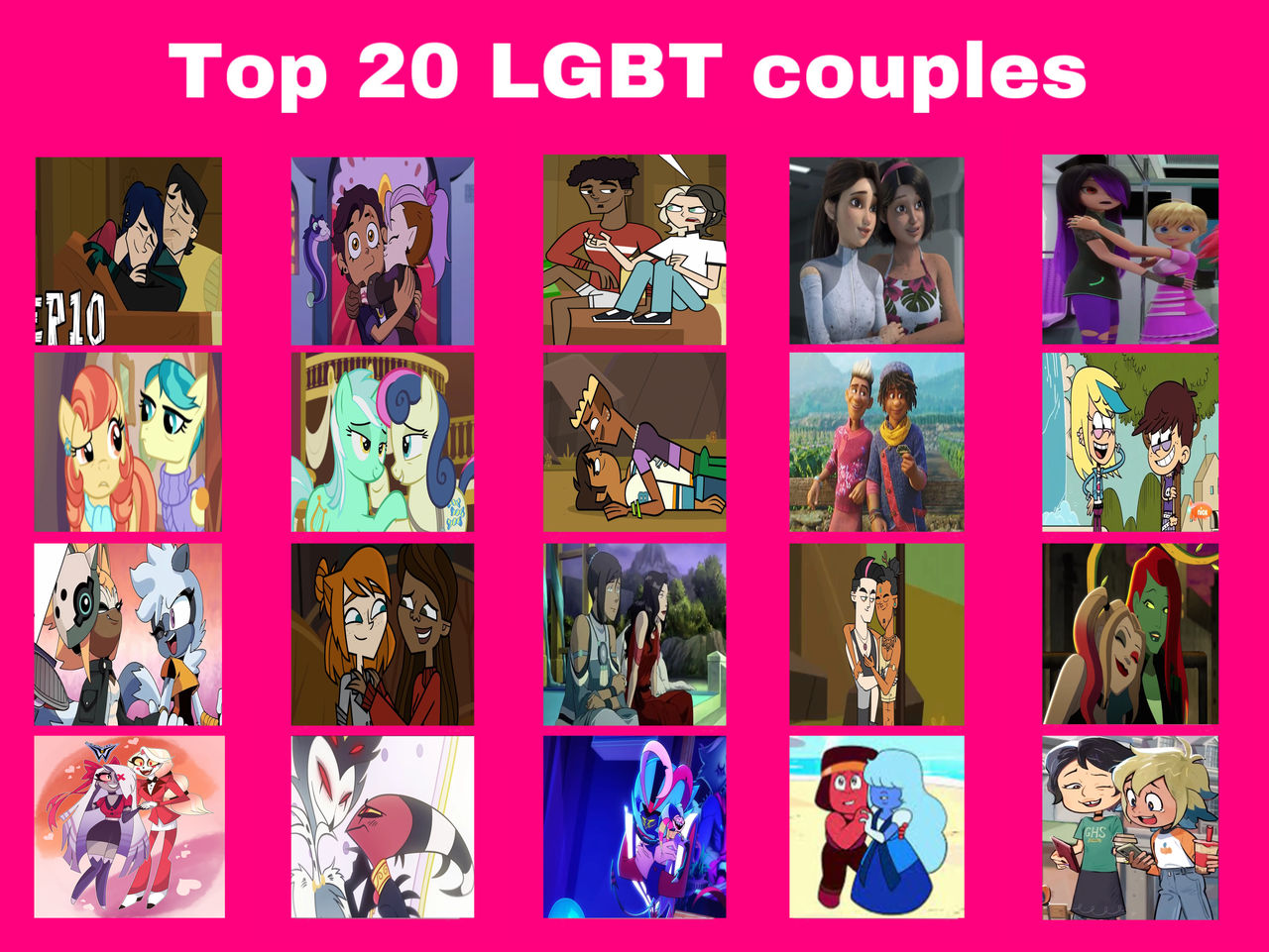 Top 20 Favorite LGBT Couples by Nicolefrancesca on DeviantArt
