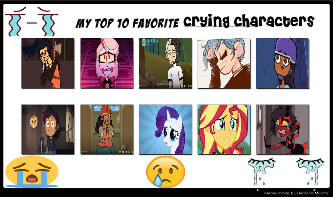 My Top 10 Favorite Sad or Crying Characters by Nicolefrancesca on ...