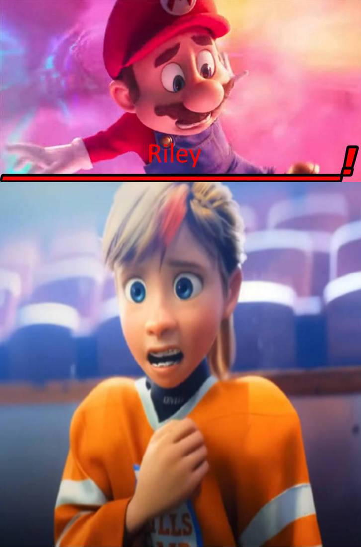 Shocked Riley Riley's Panic Attack Shocks Mario by Nicolefrancesca on DeviantArt