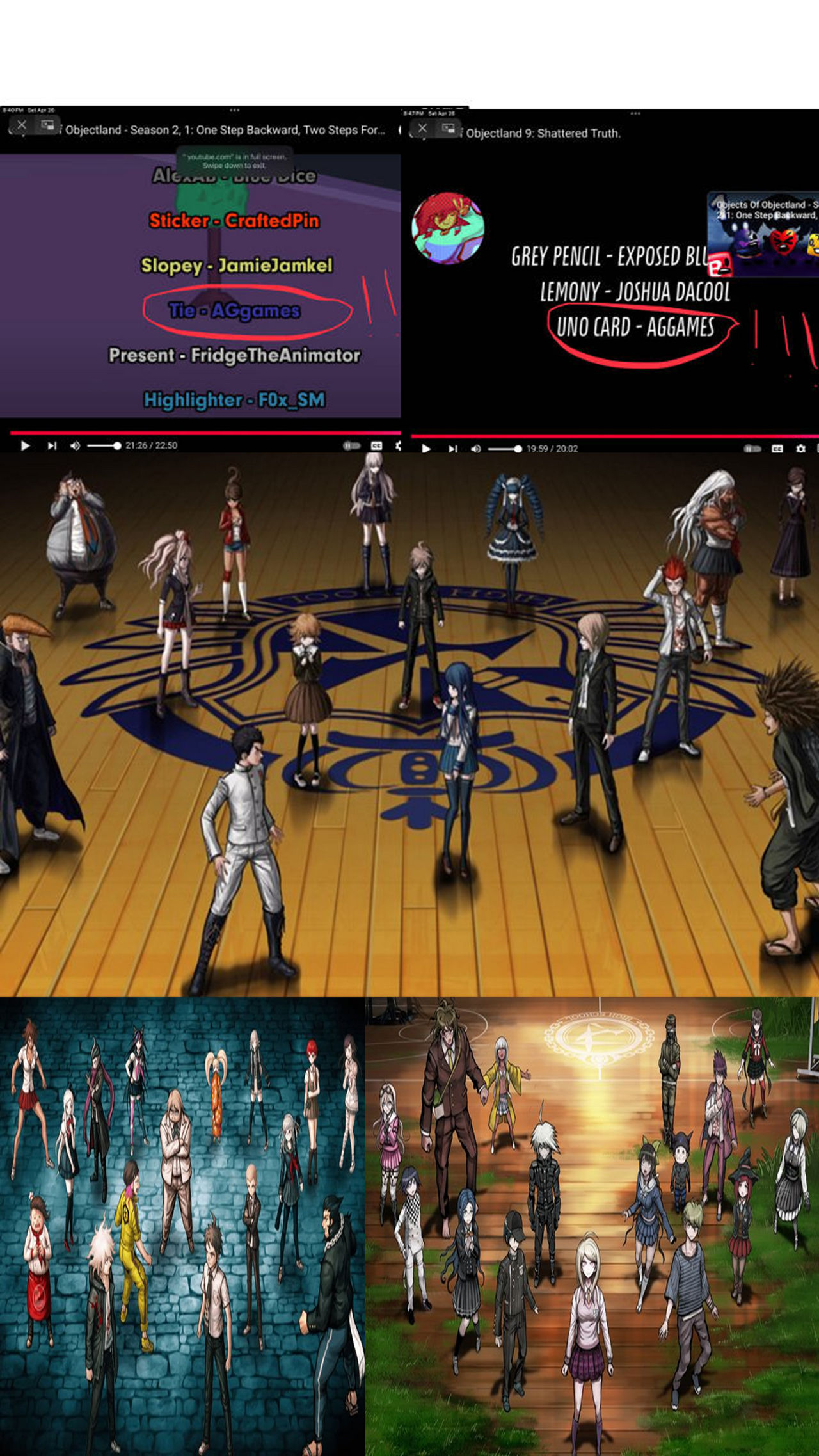 Deviantart Objectland Danganronpa Cast React to AGgames in Objectland by Nicolefrancesca on ...