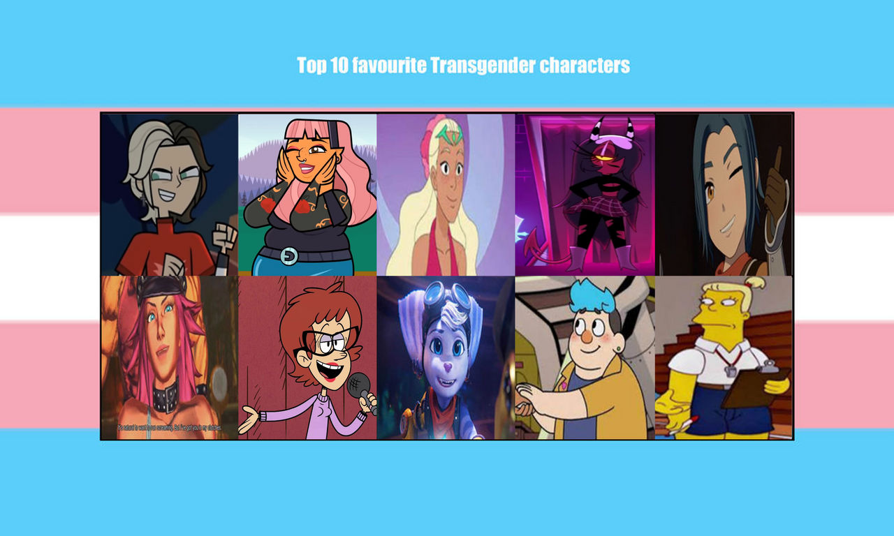 Transhuman Characters Top 10 Favourite Transgender Characters by Nicolefrancesca on DeviantArt