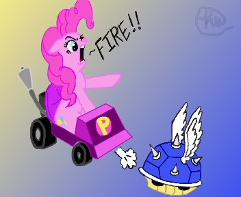 Pinkie Kart colored