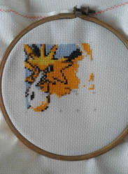 Generation 1 Cross Stitch WIP