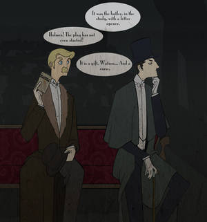 Holmes does not do the theater