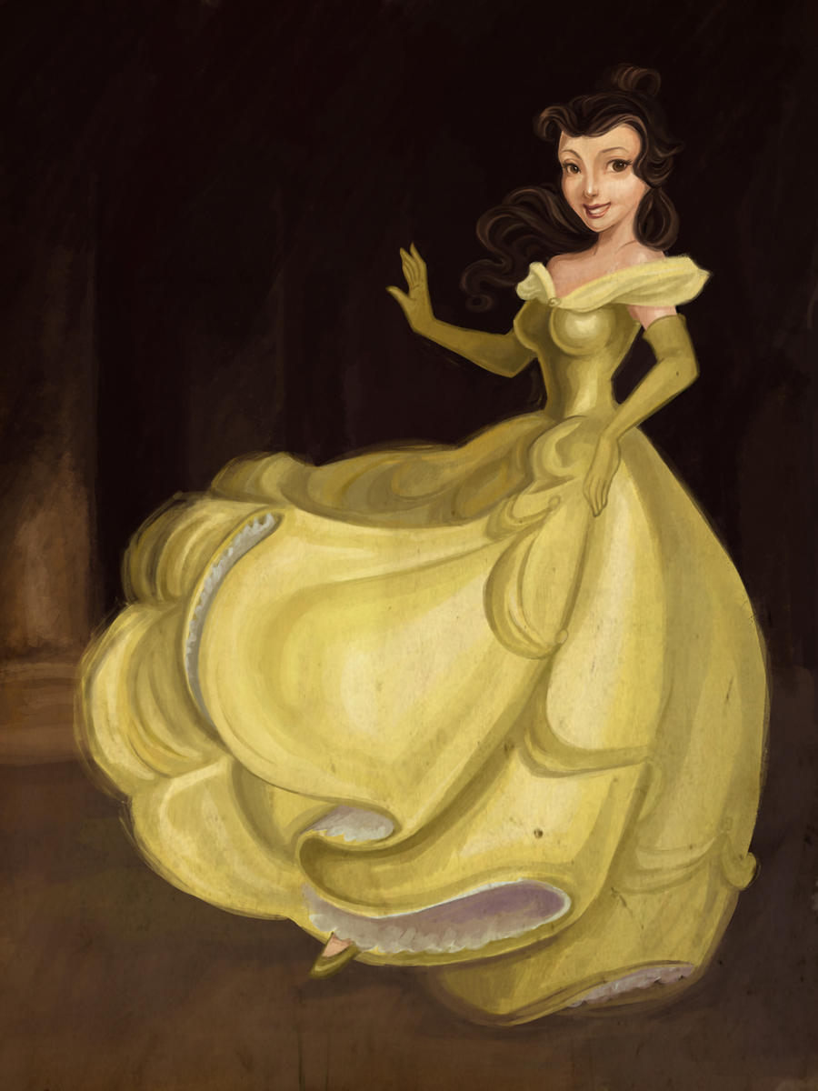 Belle Coloring Page