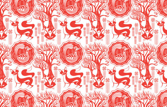 Lucky Foxy Pattern