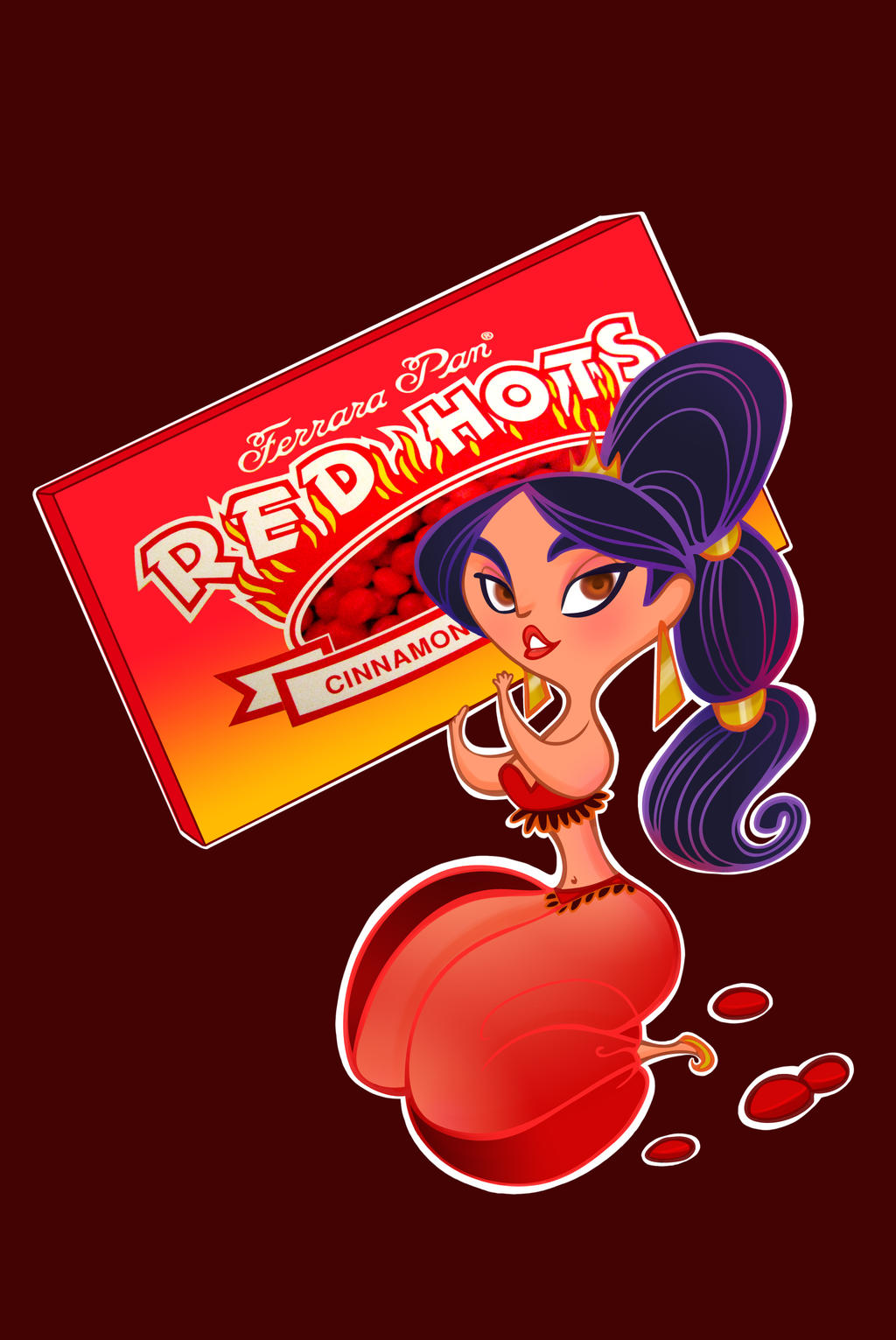 Disney Candy- Red Hot Jasmine