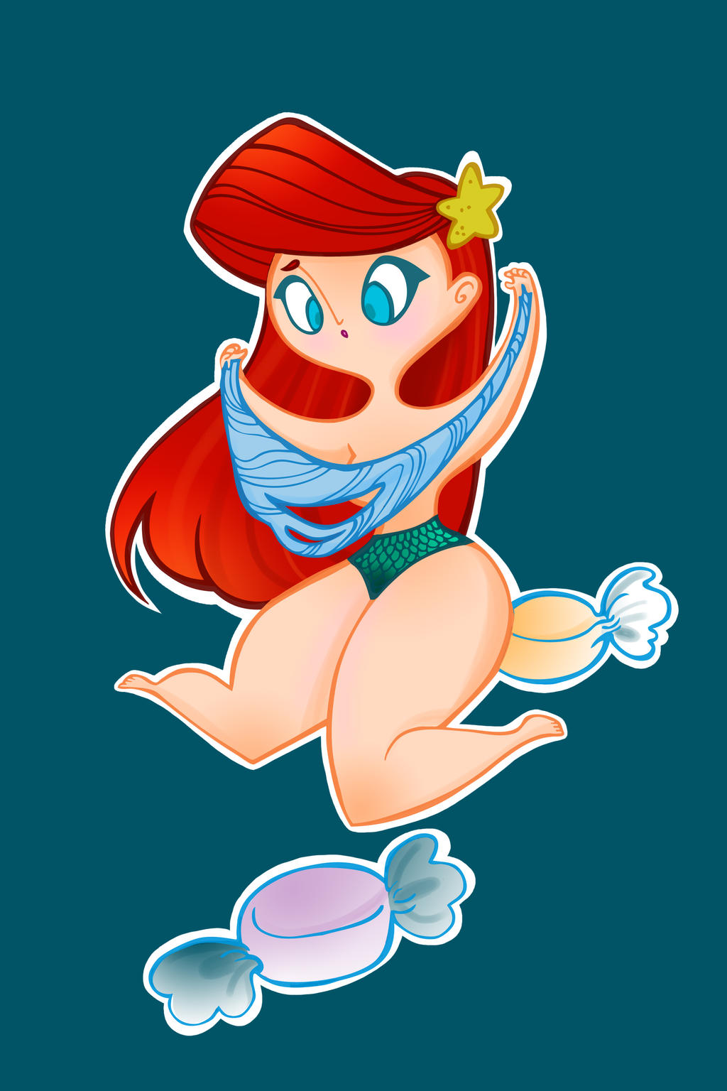 Disney Candy- Saltwater Taffy Ariel