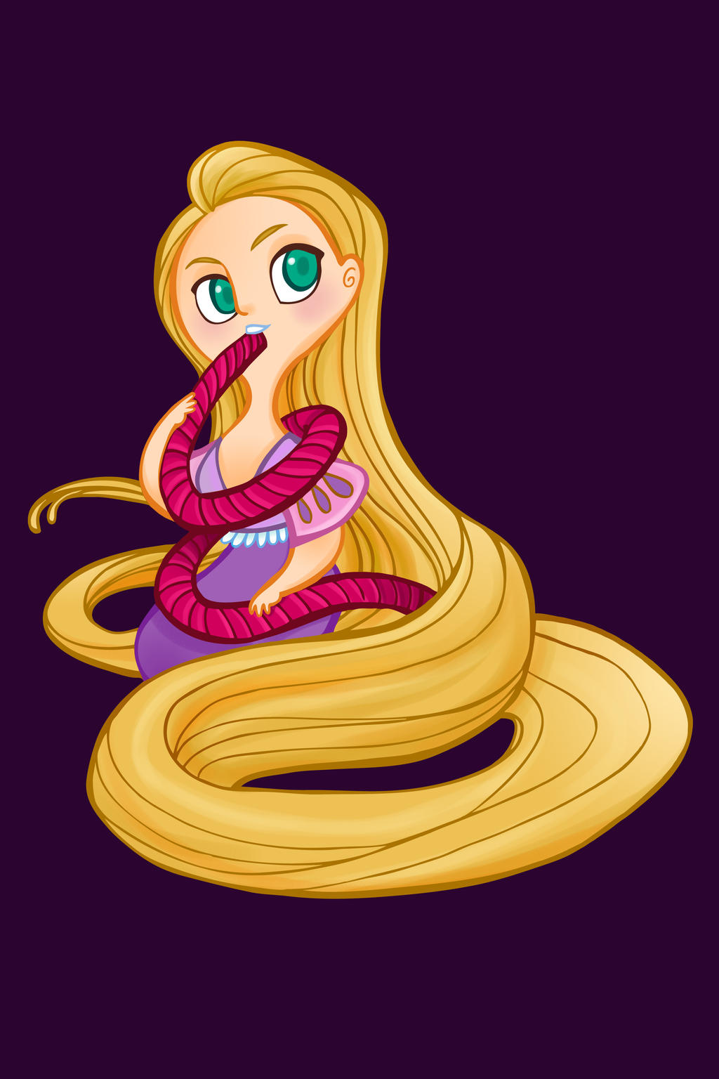 Disney Candy- Twizzler Rapunzel
