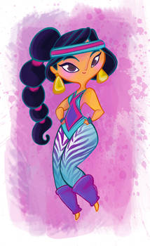 Disney 80's Ladies- Jasmine