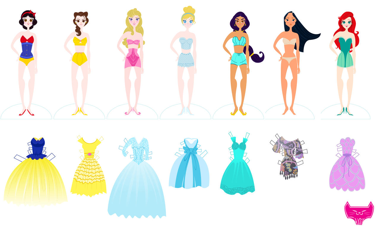 Disney Paper Dolls Part Two