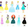 Disney Paper Dolls Example Sheet