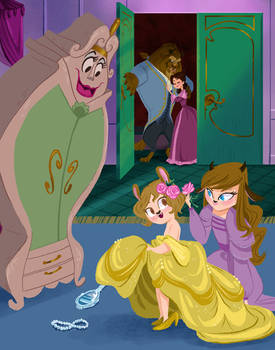 Beauty and the Beast Family- Girl Time