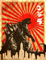 Godzilla Vintage POSTER