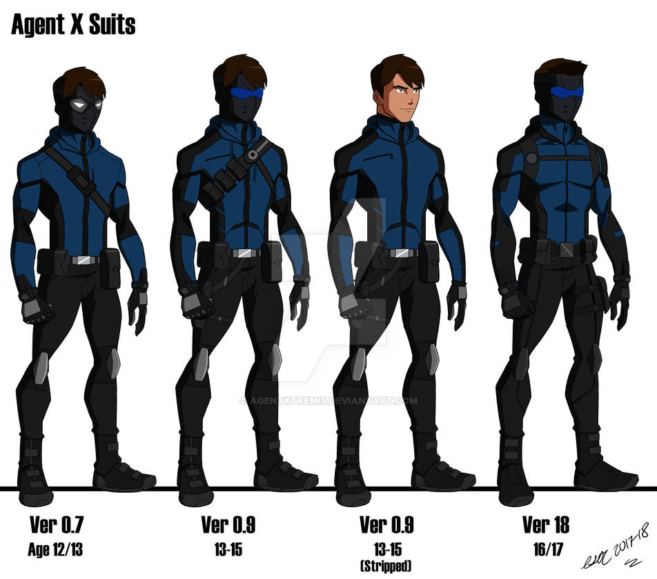 Agent X Suits by AgentXtremis on DeviantArt