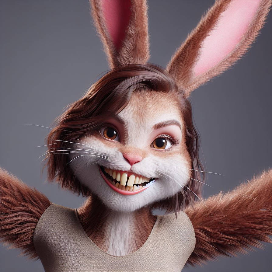 Daisy Goes Full Rabbit by Todddagreat on DeviantArt