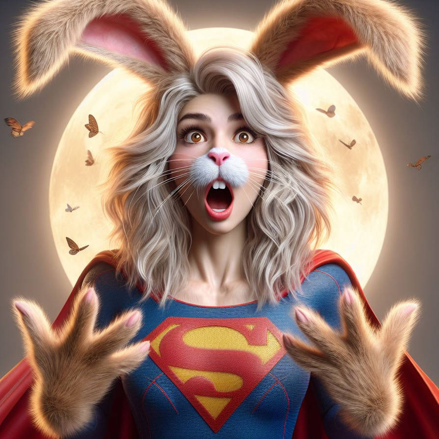 Supergirl Wererabbit by Todddagreat on DeviantArt