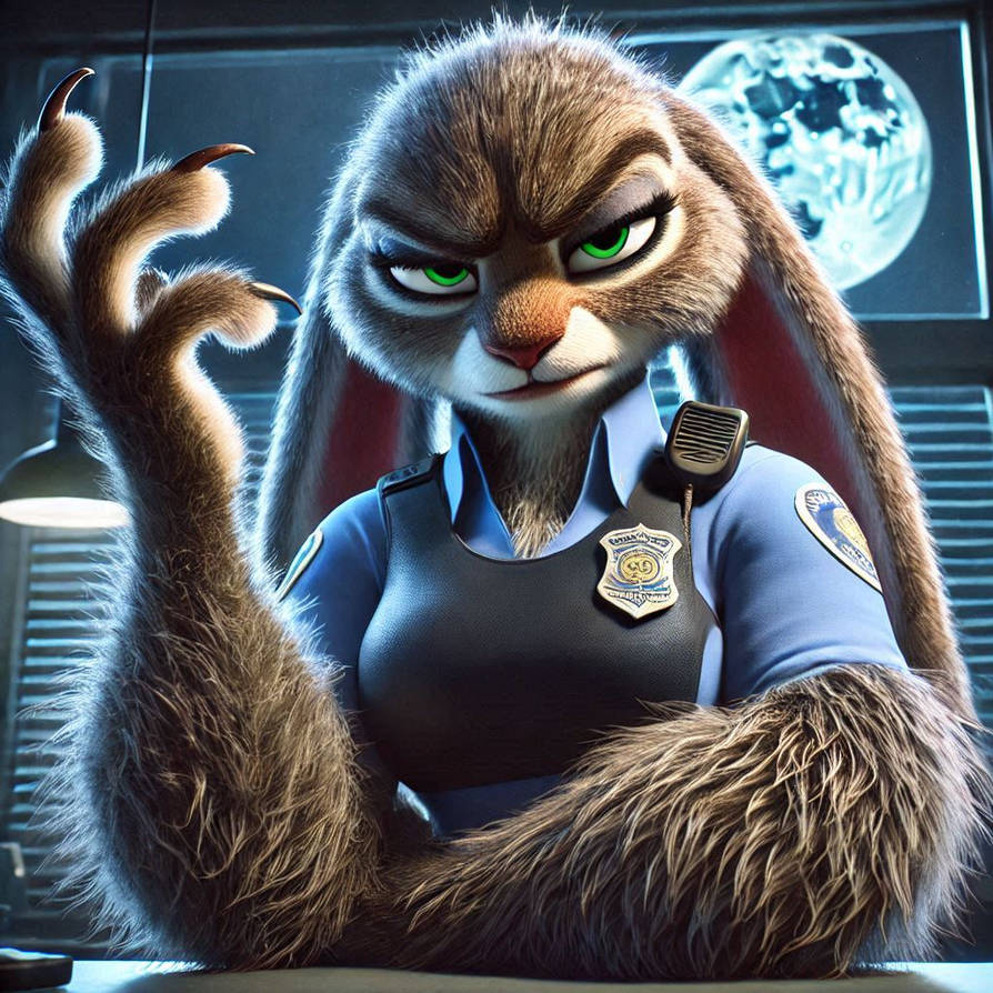 Popo Cops Rabbit Officer Hopps, Wererabbit 5 by Todddagreat on DeviantArt