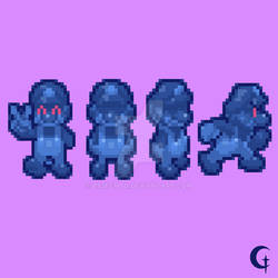 SHADOW MARIO SPRITES - M+L:SS