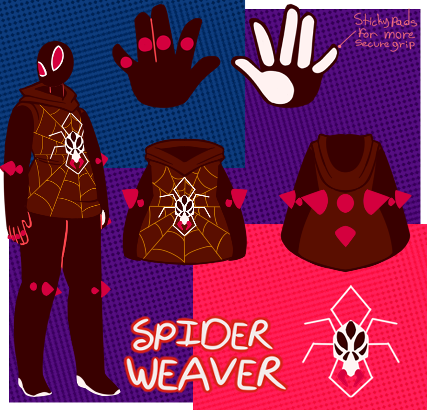 Finally finished my Spidersona 💙🖤 Now I can go back to finishing