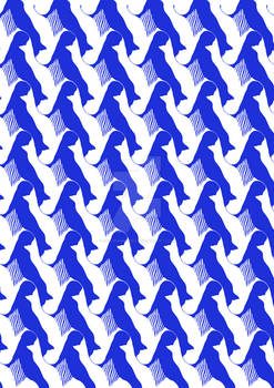 tessellation:#665 mermaid
