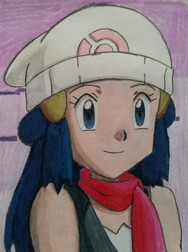 dawn (pokemon) drawn by efu