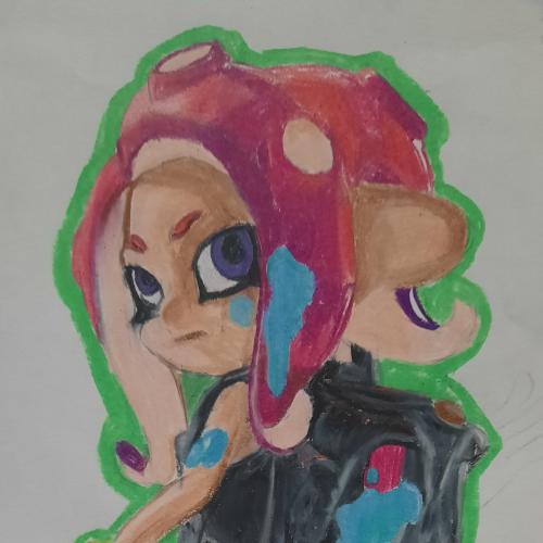 Octoling drawing (half of it anyways) by AquitaniaFan55 on DeviantArt