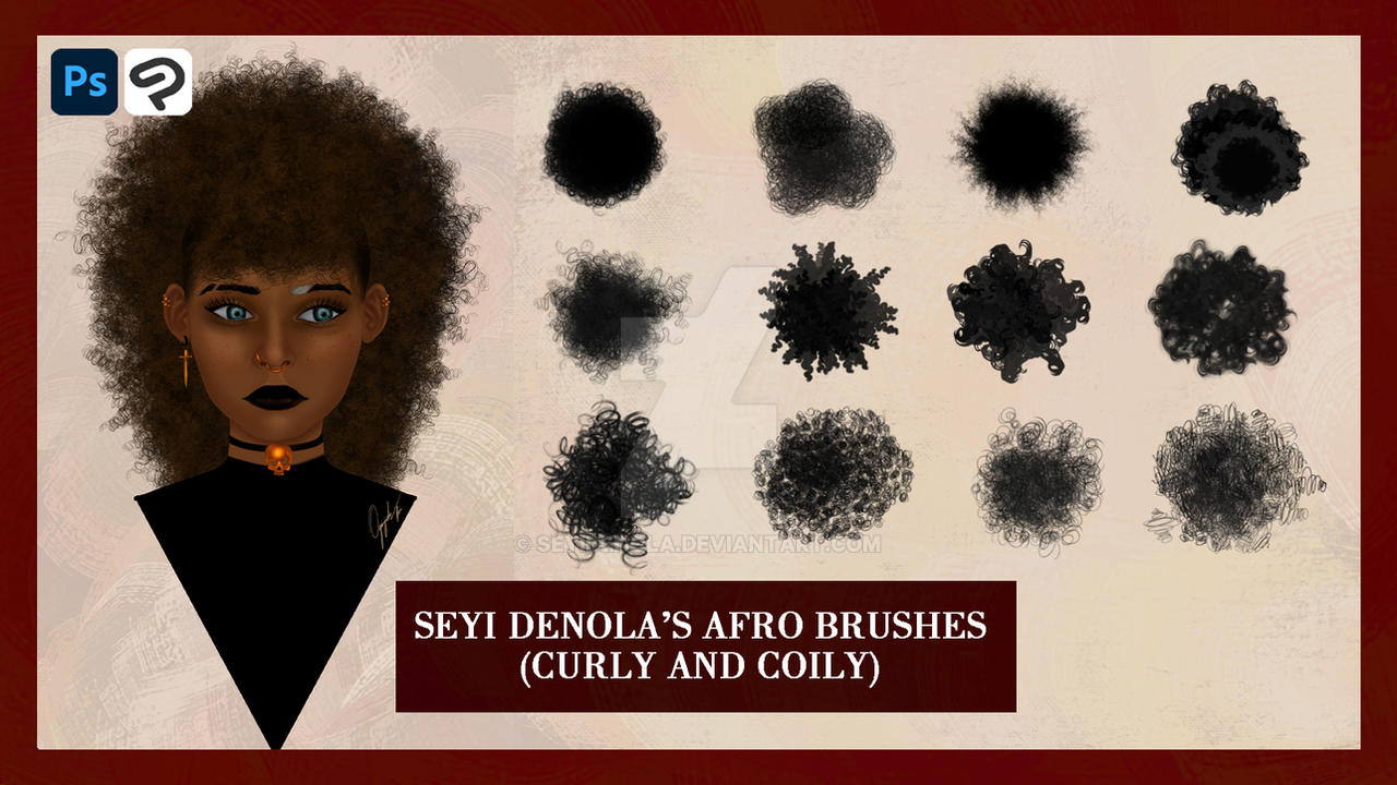 Photoshop And Clip Studio Paint Afro Brushes By Seyidenola On Deviantart Photoshop And Clip Studio Paint Afro Brushes By Seyidenola On Deviantart