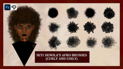 photoshop and clip studio paint afro brushes