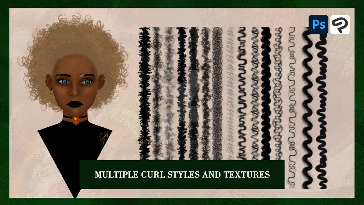 Photoshop And Clip Studio Paint Curly Hair Brushes By Seyidenola On Deviantart Photoshop And Clip Studio Paint Curly Hair Brushes By Seyidenola On Deviantart