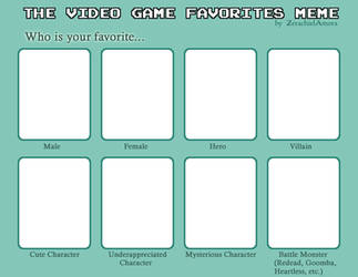 The Video Game Favorites Meme