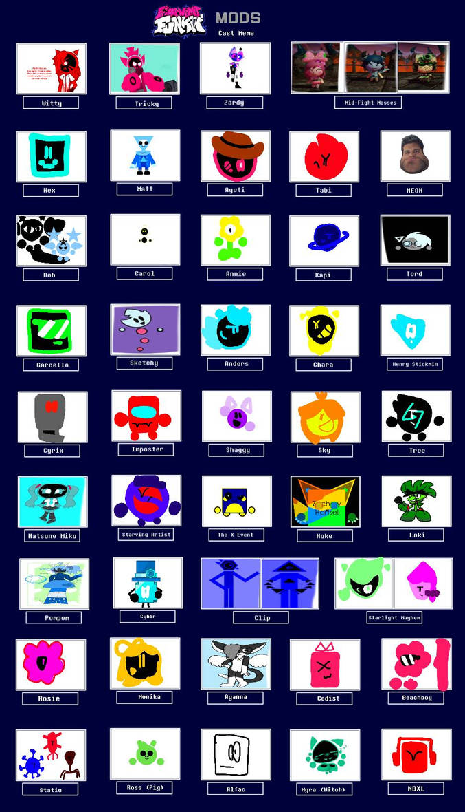 FNF X JSAB:Full Character Season 1 of 2 by artyestman on DeviantArt