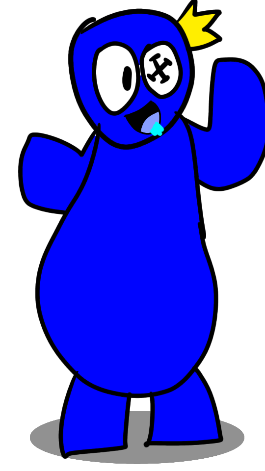 blue from Rainbow friends by lamprini1234 on DeviantArt